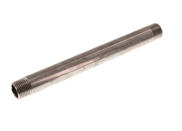 R 1/2'' Stainless steel Double Pipe Nipple 20 Bar DIN 2982 - 200mm