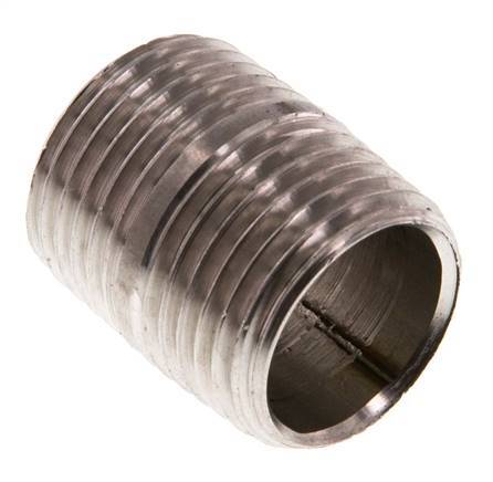 R 1/2'' Stainless steel Double Pipe Nipple 20 Bar DIN 2982 - 25mm [2 Pieces]