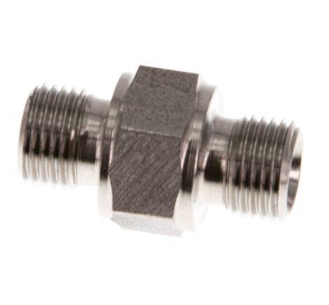 G 1/8'' Edelstahl Doppelnippel 400 bar - Hydraulik