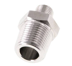 1/8'' NPT x 3/8'' NPT Edelstahl-Doppelnippel 210 Bar - Hydraulisch
