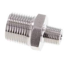 1/8'' NPT x 3/8'' NPT Edelstahl-Doppelnippel 210 Bar - Hydraulisch