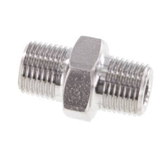 1/8'' NPT Edelstahl Doppelnippel 345 Bar - Hydraulik