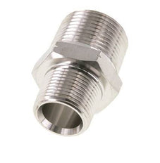 3/4'' NPT x 1'' NPT Edelstahl-Doppelnippel 140 bar - Hydraulisch