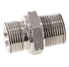 3/4'' NPT x G 3/4'' Edelstahl Doppelnippel 40 Bar - Hydraulik