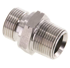 3/4'' NPT x G 3/4'' Edelstahl Doppelnippel 40 Bar - Hydraulik