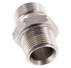 3/4'' NPT x G 3/4'' Edelstahl Doppelnippel 40 Bar - Hydraulik