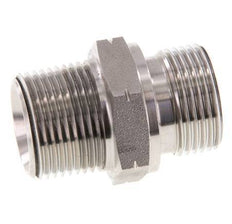 3/4'' NPT x G 3/4'' Edelstahl Doppelnippel 40 Bar - Hydraulik