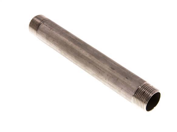 R 3/4'' Stainless steel Double Pipe Nipple 20 Bar DIN 2982 - 180mm