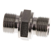 G 3/8'' Stainless steel Double Nipple 400 Bar - Hydraulic
