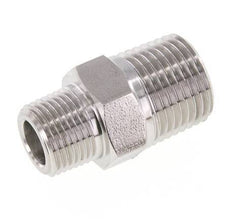 3/8'' NPT x 1/2'' NPT Edelstahl-Doppelnippel 210 Bar - Hydraulisch
