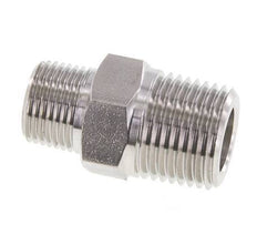 3/8'' NPT x 1/2'' NPT Edelstahl-Doppelnippel 210 Bar - Hydraulisch