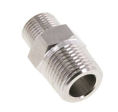 3/8'' NPT x 1/2'' NPT Edelstahl-Doppelnippel 210 Bar - Hydraulisch