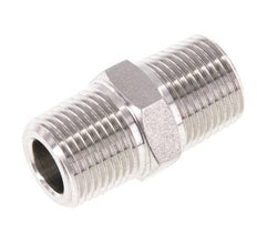 3/8'' NPT Edelstahl-Doppelnippel 210 bar - Hydraulisch