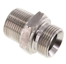 1'' NPT x G 1'' Edelstahl-Doppelnippel 40 bar - Hydraulisch