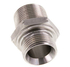 1'' NPT x G 1'' Edelstahl-Doppelnippel 40 bar - Hydraulisch