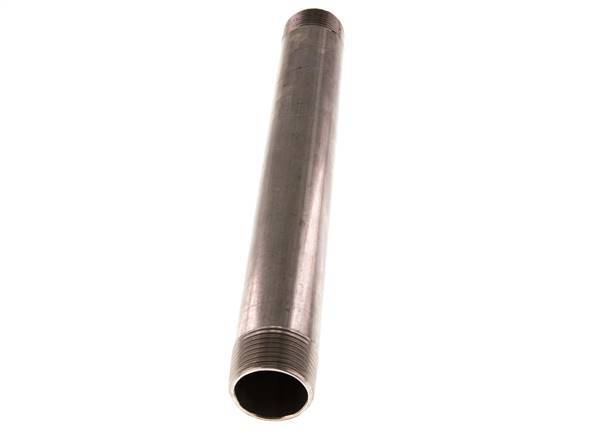 R 1'' Stainless steel Double Pipe Nipple 20 Bar DIN 2982 - 250mm