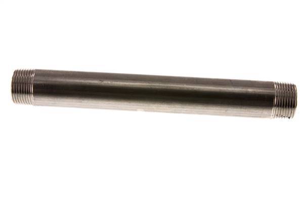 R 1'' Stainless steel Double Pipe Nipple 20 Bar DIN 2982 - 250mm