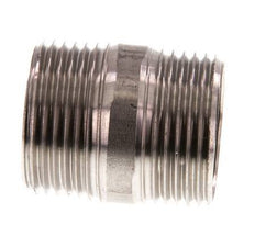 R 1'' Stainless steel Double Pipe Nipple 20 Bar DIN 2982 - 40mm