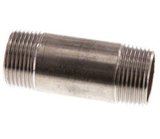 R 1'' Stainless steel Double Pipe Nipple 20 Bar DIN 2982 - 80mm