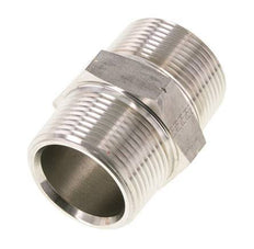 1 1/4'' NPT Edelstahl Doppelnippel 80 bar - Hydraulik