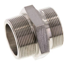 2'' NPT x G 2'' Edelstahl-Doppelnippel 40 Bar - Hydraulisch