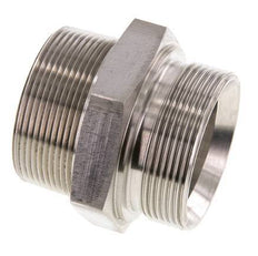2'' NPT x G 2'' Edelstahl-Doppelnippel 40 Bar - Hydraulisch