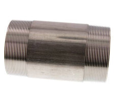 R 3'' Stainless steel Double Pipe Nipple 20 Bar DIN 2982 - 150mm