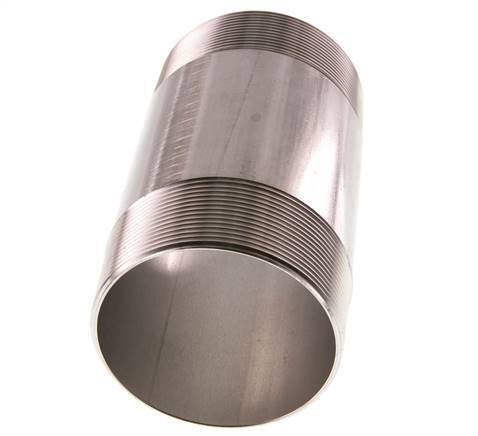 R 3'' Stainless steel Double Pipe Nipple 20 Bar DIN 2982 - 150mm