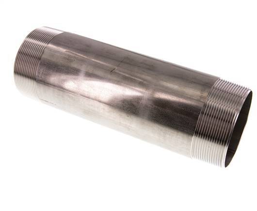 R 3'' Stainless steel Double Pipe Nipple 20 Bar DIN 2982 - 250mm