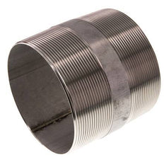 R 4'' Stainless steel Double Pipe Nipple 20 Bar DIN 2982 - 100mm