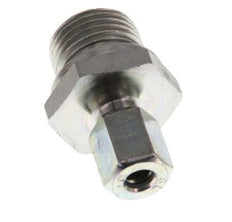 G 1/2'' Außengewinde x 6L Verzinkter Stahl Gerade Schneidring 315 Bar DIN 2353