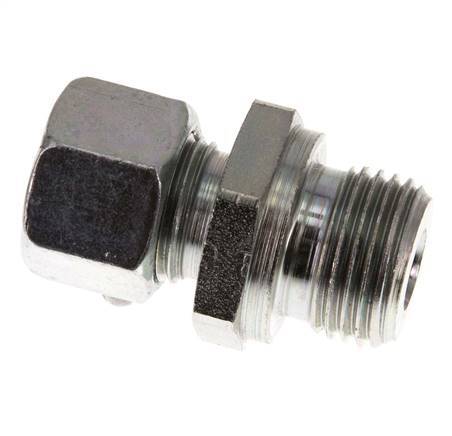 G 1/2'' Male x 12L Zinc plated Steel Straight Cutting Ring 315 Bar DIN 2353 [2 Pieces]