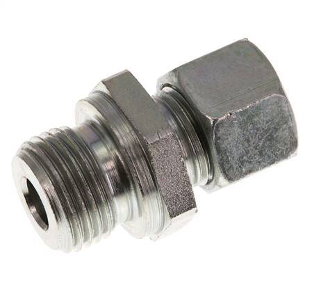 G 1/2'' Male x 12L Zinc plated Steel Straight Cutting Ring 315 Bar DIN 2353 [2 Pieces]