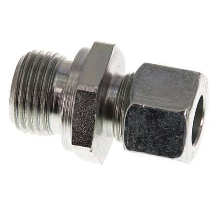 G 1/2'' Male x 12L Zinc plated Steel Straight Cutting Ring 315 Bar DIN 2353 [2 Pieces]