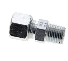 1/2'' NPT Male x 14S Zinc plated Steel Straight Cutting Ring 630 Bar DIN 2353