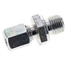 G 1/4'' Male x 6L Zinc plated Steel Straight Cutting Ring 315 Bar DIN 2353 [2 Pieces]