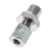 G 1/4'' Male x 6L Zinc plated Steel Straight Cutting Ring 315 Bar DIN 2353 [2 Pieces]