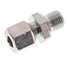 G 1/4'' Male x 8L Zinc plated Steel Straight Cutting Ring 315 Bar DIN 2353 [2 Pieces]