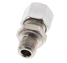 G 1/4'' Male x 10L Zinc plated Steel Straight Cutting Ring 315 Bar DIN 2353 [2 Pieces]