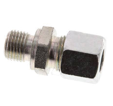 G 1/4'' Male x 10L Zinc plated Steel Straight Cutting Ring 315 Bar DIN 2353 [2 Pieces]