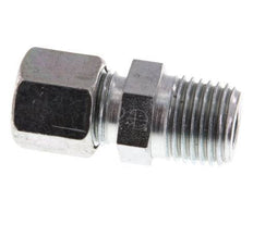 R 1/4'' Male x 8LL Zinc plated Steel Straight Cutting Ring 100 Bar DIN 2353 [2 Pieces]