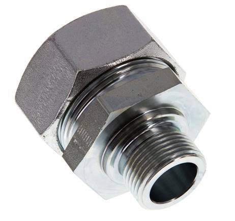 G 3/4'' Male x 35L Zinc plated Steel Straight Cutting Ring 160 Bar DIN 2353