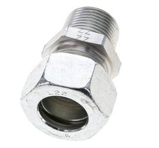 3/4'' NPT Male x 22L Zinc plated Steel Straight Cutting Ring 160 Bar DIN 2353