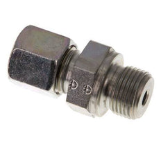 G 3/8'' Außengewinde x 8S Verzinkter Stahl Gerade Schneidring 630 Bar DIN 2353