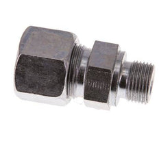 G 3/8'' Außengewinde x 14S Verzinkter Stahl Gerade Schneidring 630 Bar DIN 2353