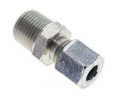 3/8'' NPT Male x 8L Zinc plated Steel Straight Cutting Ring 315 Bar DIN 2353