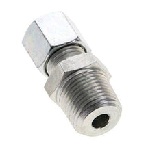 3/8'' NPT Male x 8L Zinc plated Steel Straight Cutting Ring 315 Bar DIN 2353