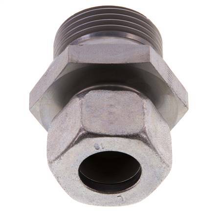 G 1'' Außengewinde x 18L Verzinkter Stahl Gerade Schneidring 315 Bar DIN 2353