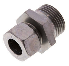 G 1'' Außengewinde x 18L Verzinkter Stahl Gerade Schneidring 315 Bar DIN 2353