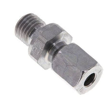 M12x1.5 Male x 6L Zinc plated Steel Straight Cutting Ring 315 Bar DIN 2353